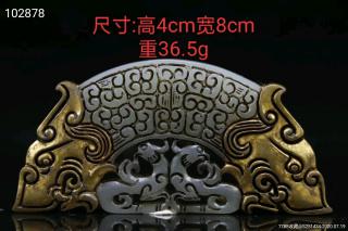 和田玉包金玉璧